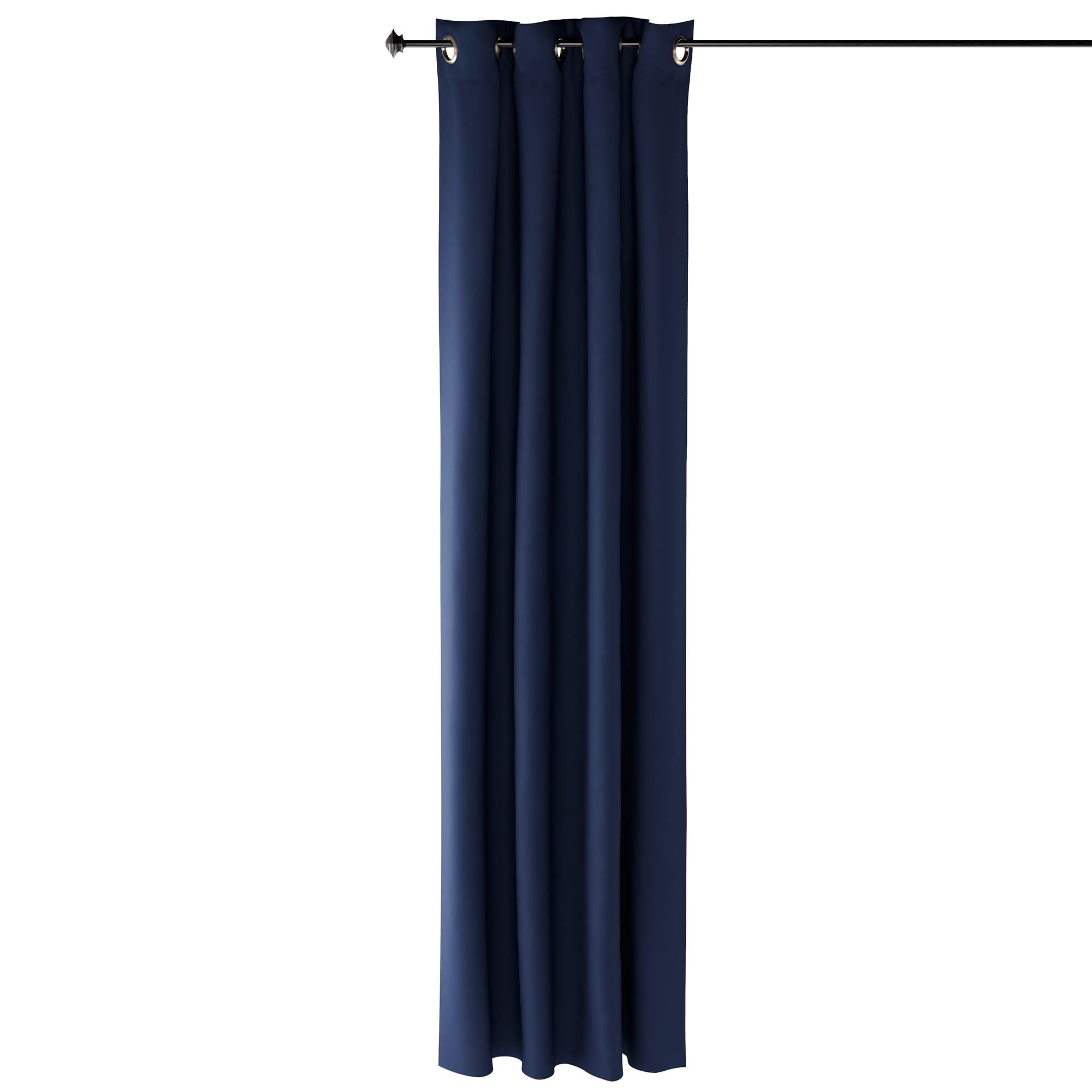Furinno Collins Blackout Curtain 52X95 In. 1 Panel, Dark Blue