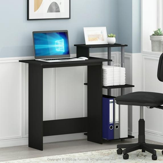 Furinno Efficient Home Laptop Notebook Computer Desk, Columbia Walnut/Brown, 11192CWN/BR