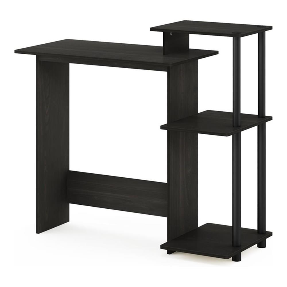 Furinno Efficient Wood Home Laptop Notebook Computer Desk in Espresso/Black
