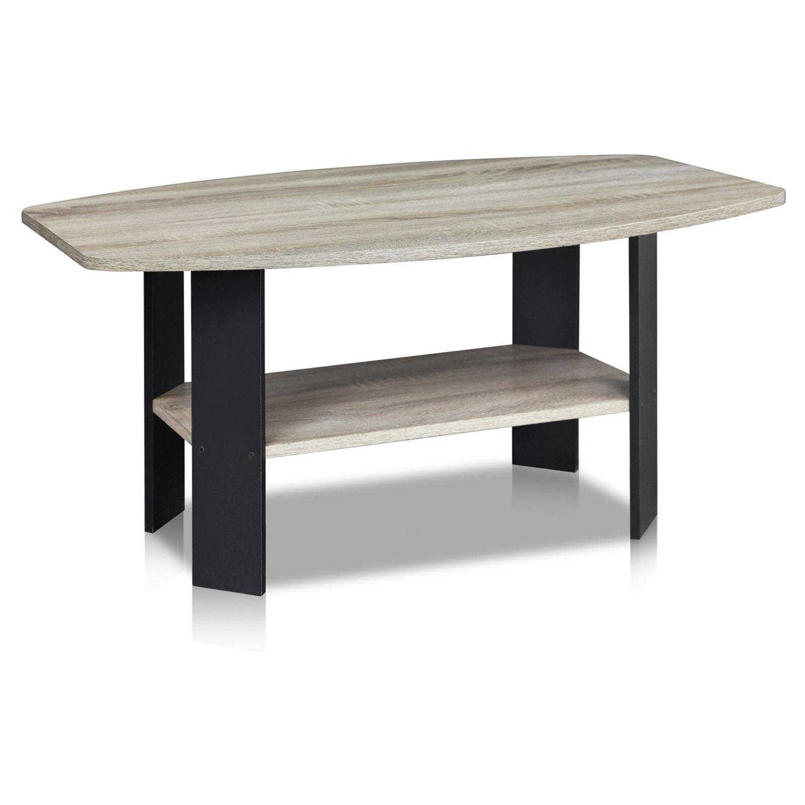 Eco-Friendly Modern Rectangular Coffee Table in French Oak Grey