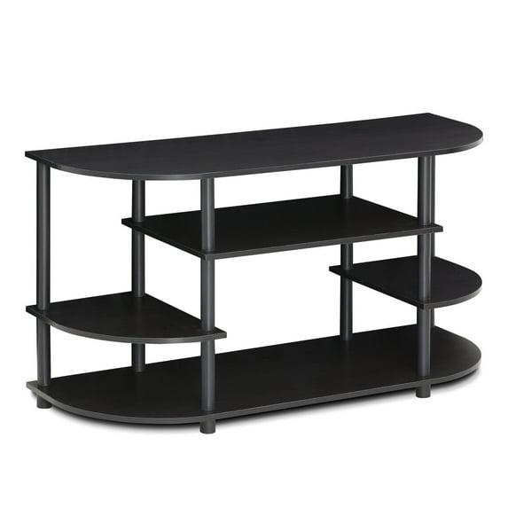 Furinno Simple Design TV Stand for TVs up to 44" Console Table Media Entertainment Center Bookcase Shelves for Living Room,Espresso