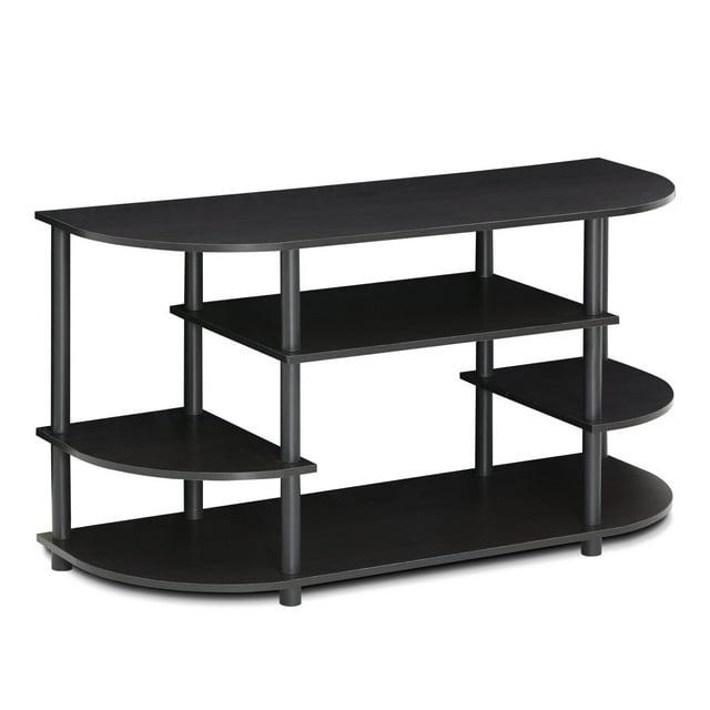 Furinno Simple Design TV Stand for TVs up to 44" Console Table Media Entertainment Center Bookcase Shelves for Living Room,Espresso
