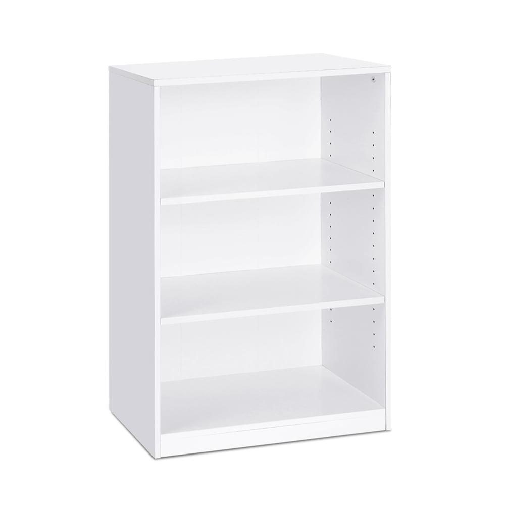 Furinno 3-Tier Bookcase with Adjustable Shelves for Study Home Office Kids Room