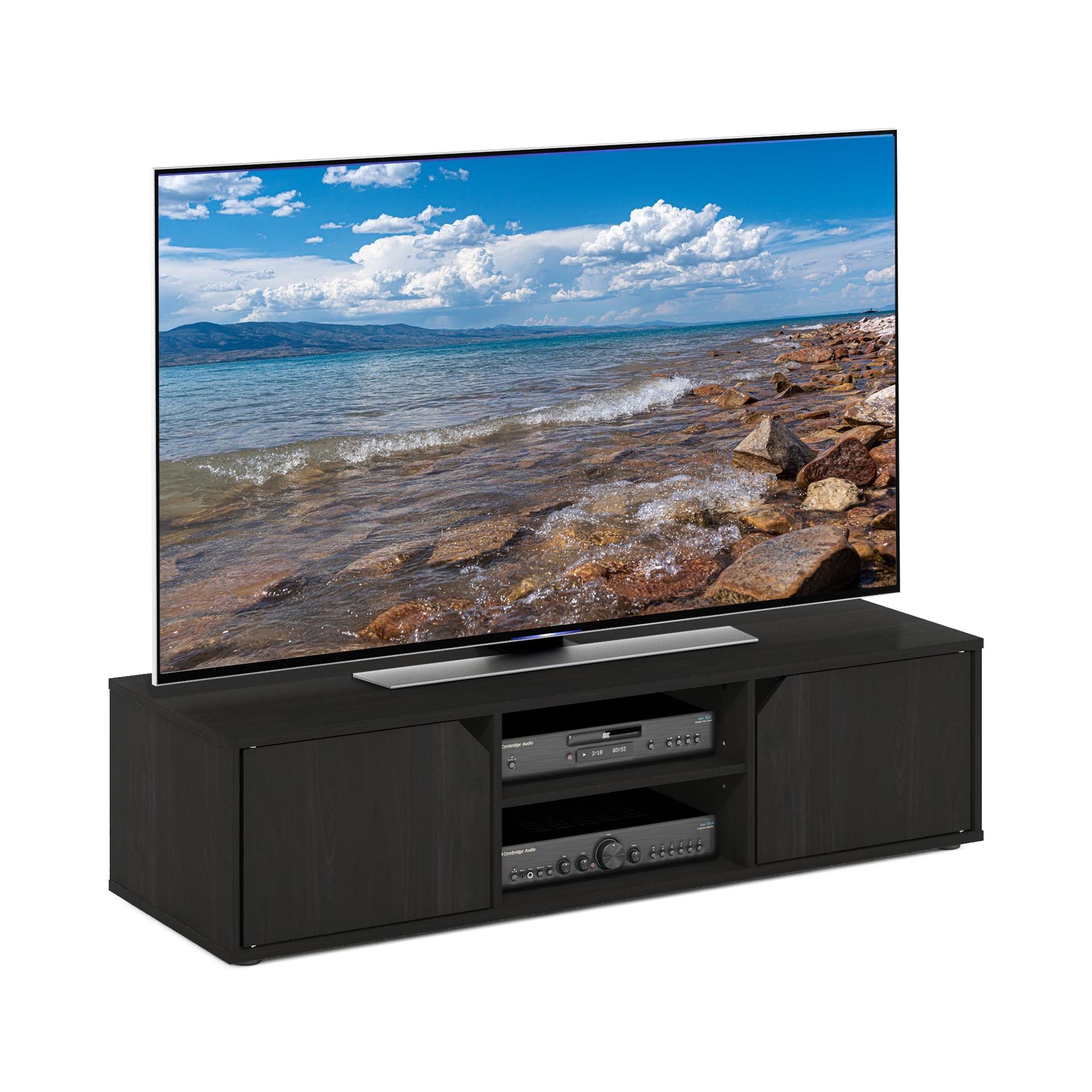 Furinno Classic TV Stand for TV up to 55 Inch, Espresso