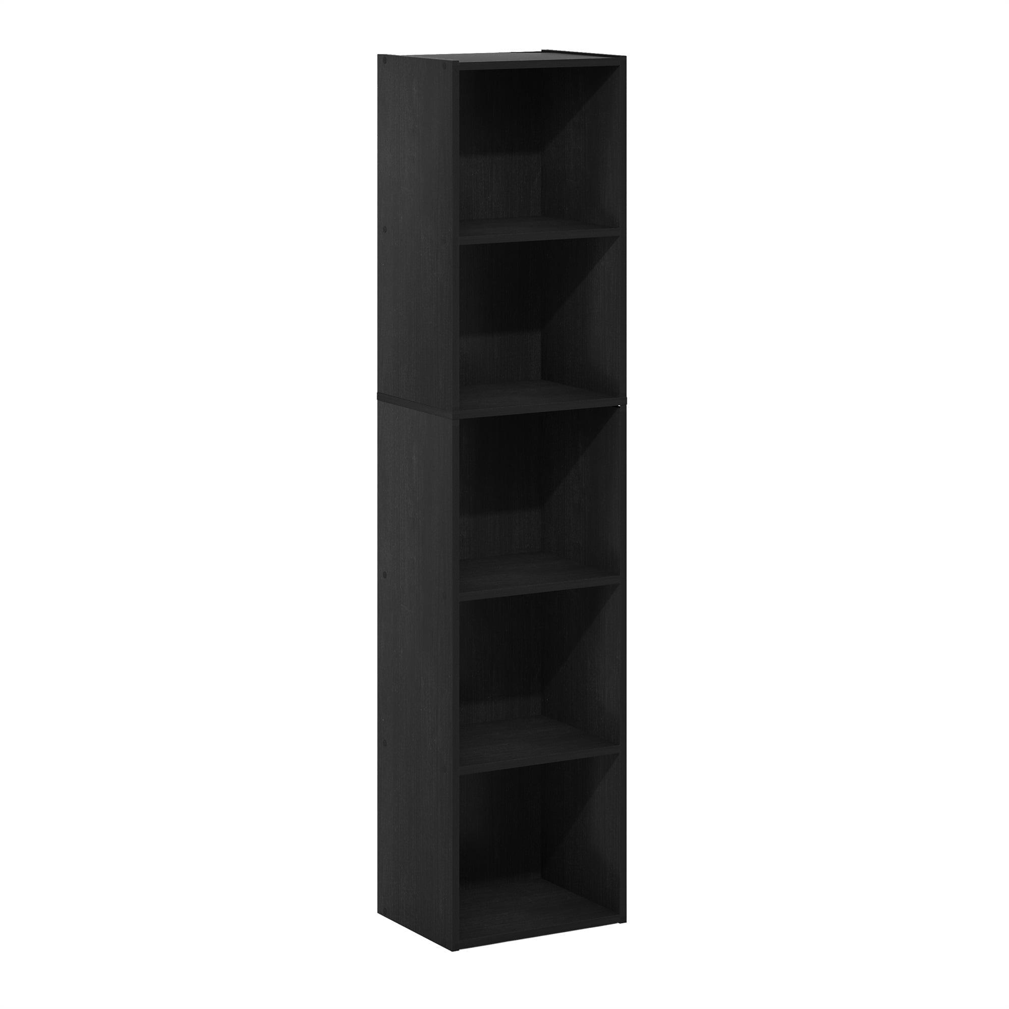 Blackwood 5-Tier Rectangular Freestanding Bookcase