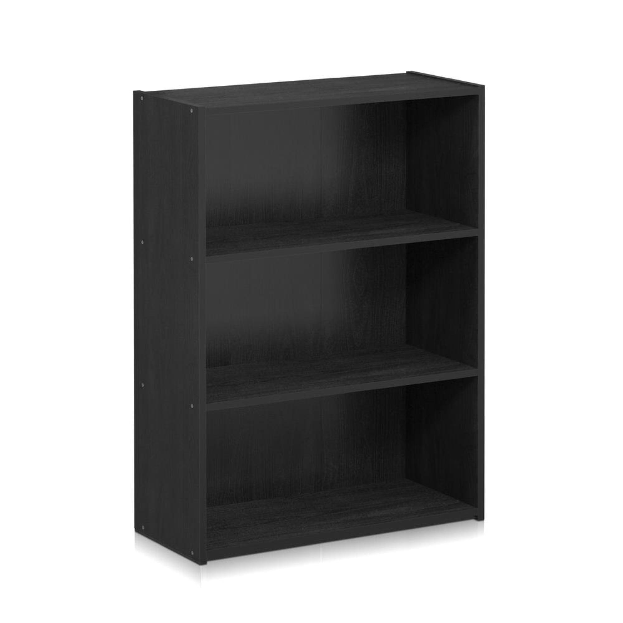 Pasir 3 Tier Open Shelf, Americano - 23.6 x 9.4 x 31.5 in.