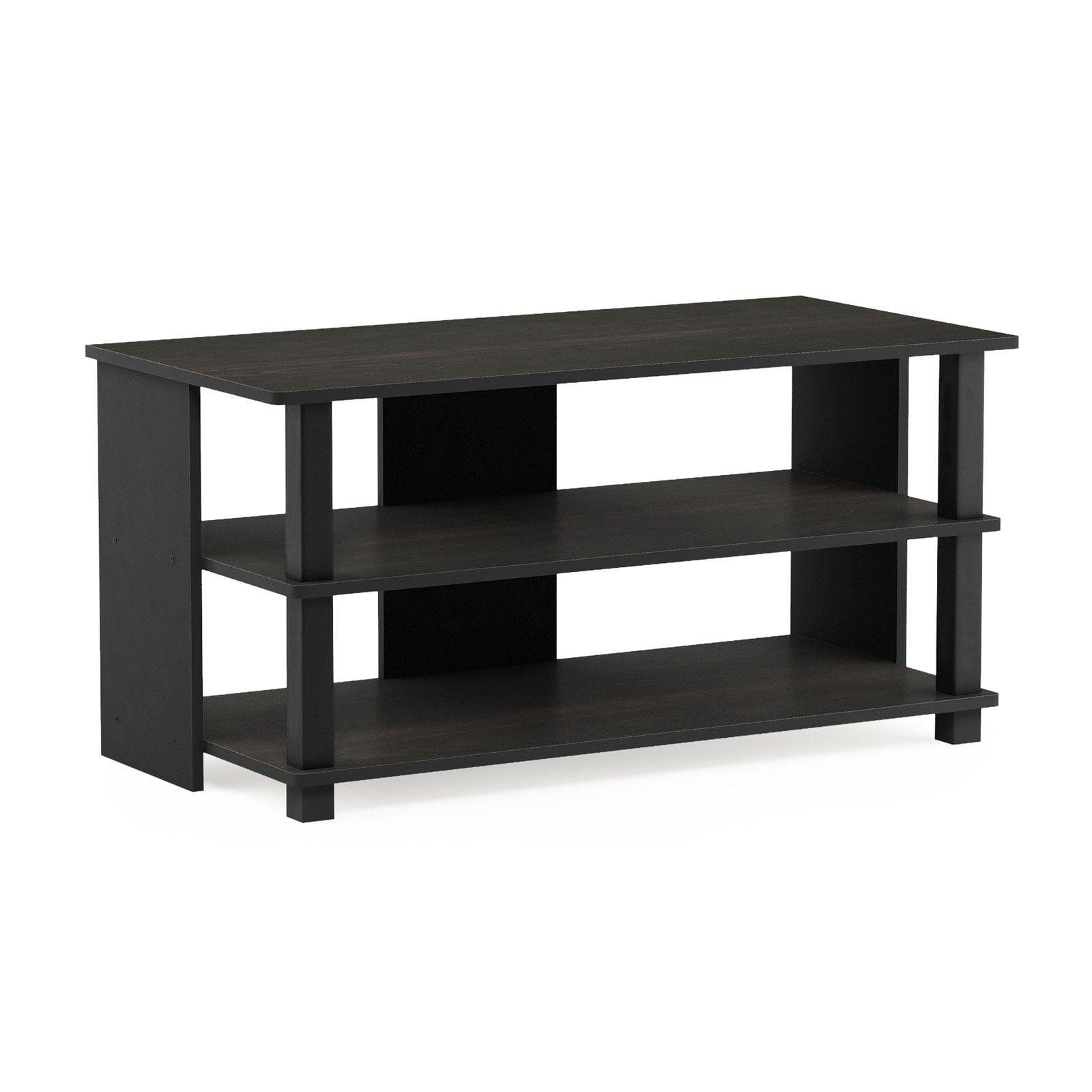 Sully 3-Tier TV Stand for TV up to 40, Espresso/Black, 17076EX/BK