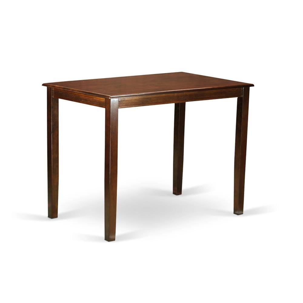 East West Furniture, Yarmouth  Counter  Height  Table  Finished  in  Mahogany