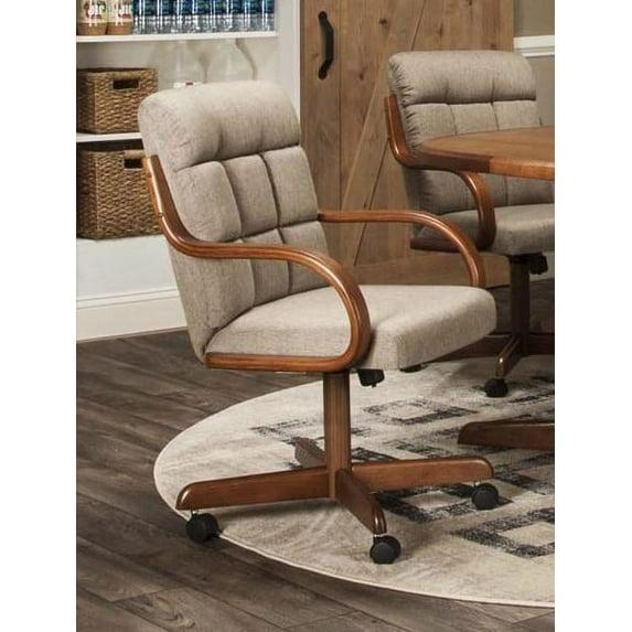 Caster Chair Company Camile Swivel & Tilt Caster Dining Arm Chair