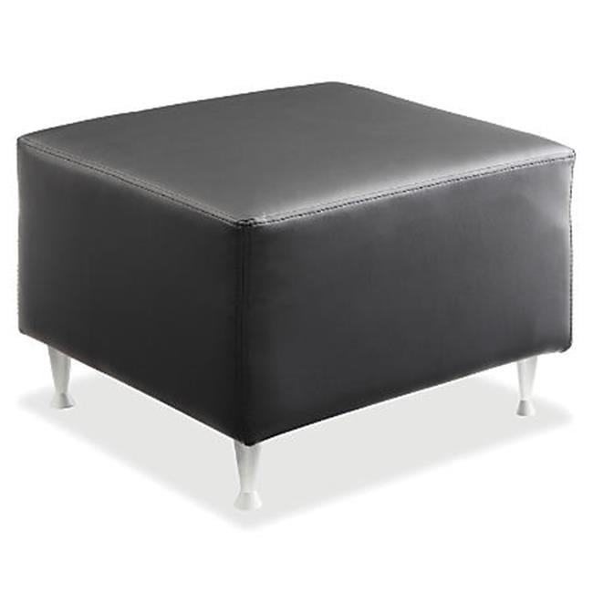 Lorell Fuze Faux Leather Ottoman