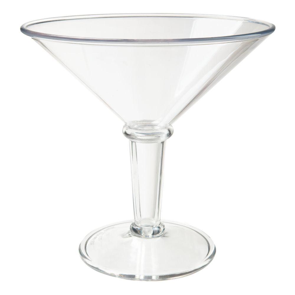 G.E.T. Enterprises SW 48 Ounce SAN Clear Shatterproof Plastic Super Martini Glass