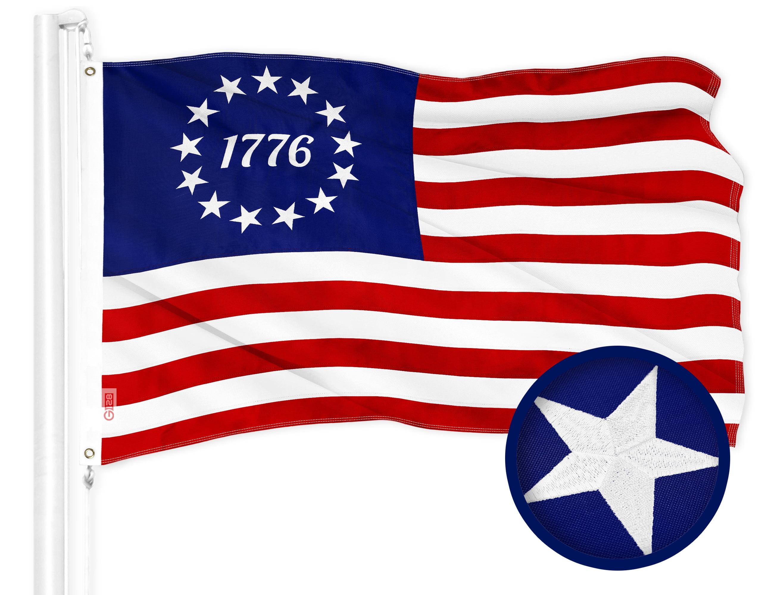 Betsy Ross 1776 Red and Blue 2x3FT Polyester Flag