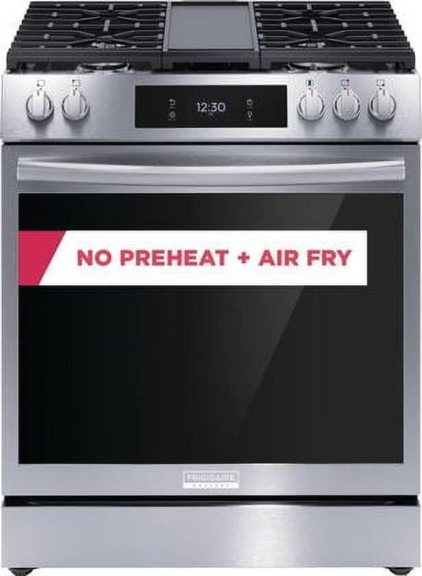 Frigidaire 30" Front Control Gas Range With Total Convection