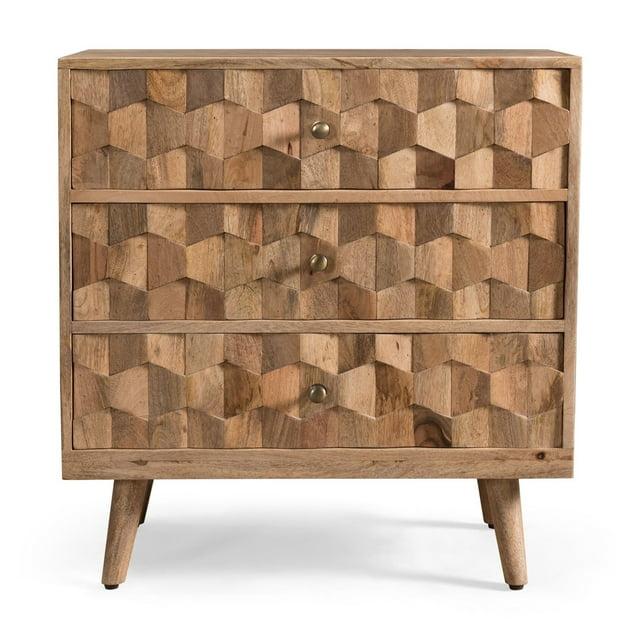 Millwood Pines 3 Drawer Dresser Chest