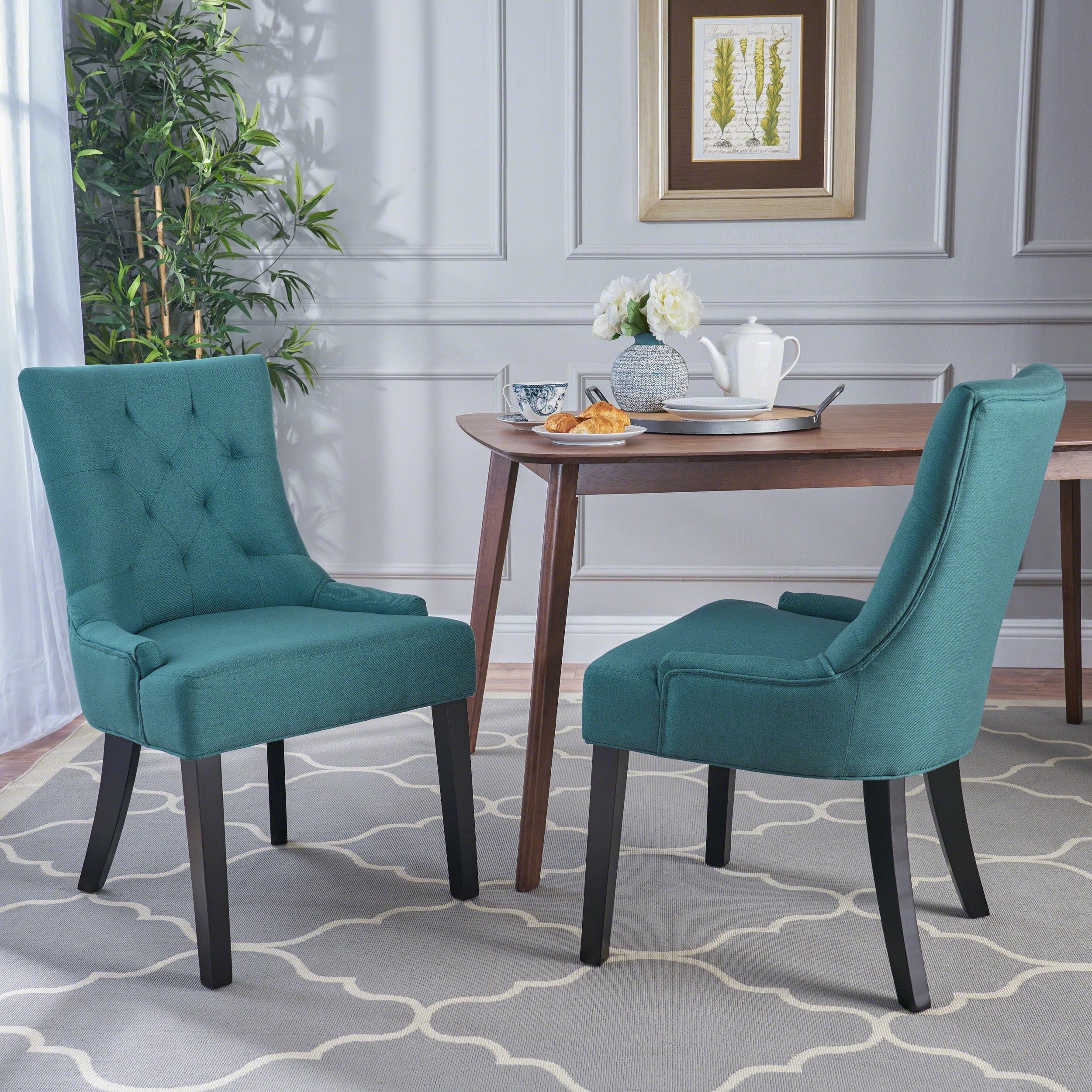 Set of 2 Hayden Tufted Dining Chairs - Christopher Knight Home