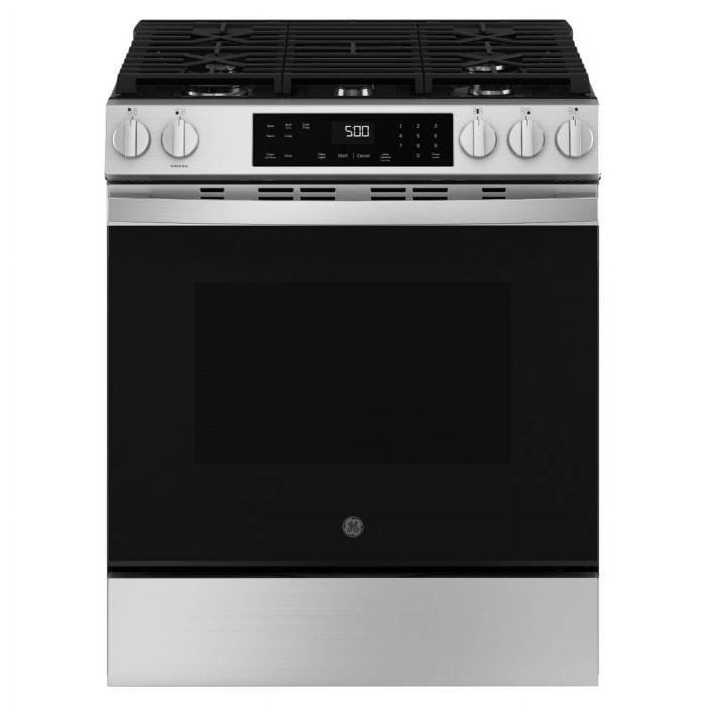 GE Appliances GE 30" Slide-In Front-Control Gas Range GGS500PVSS