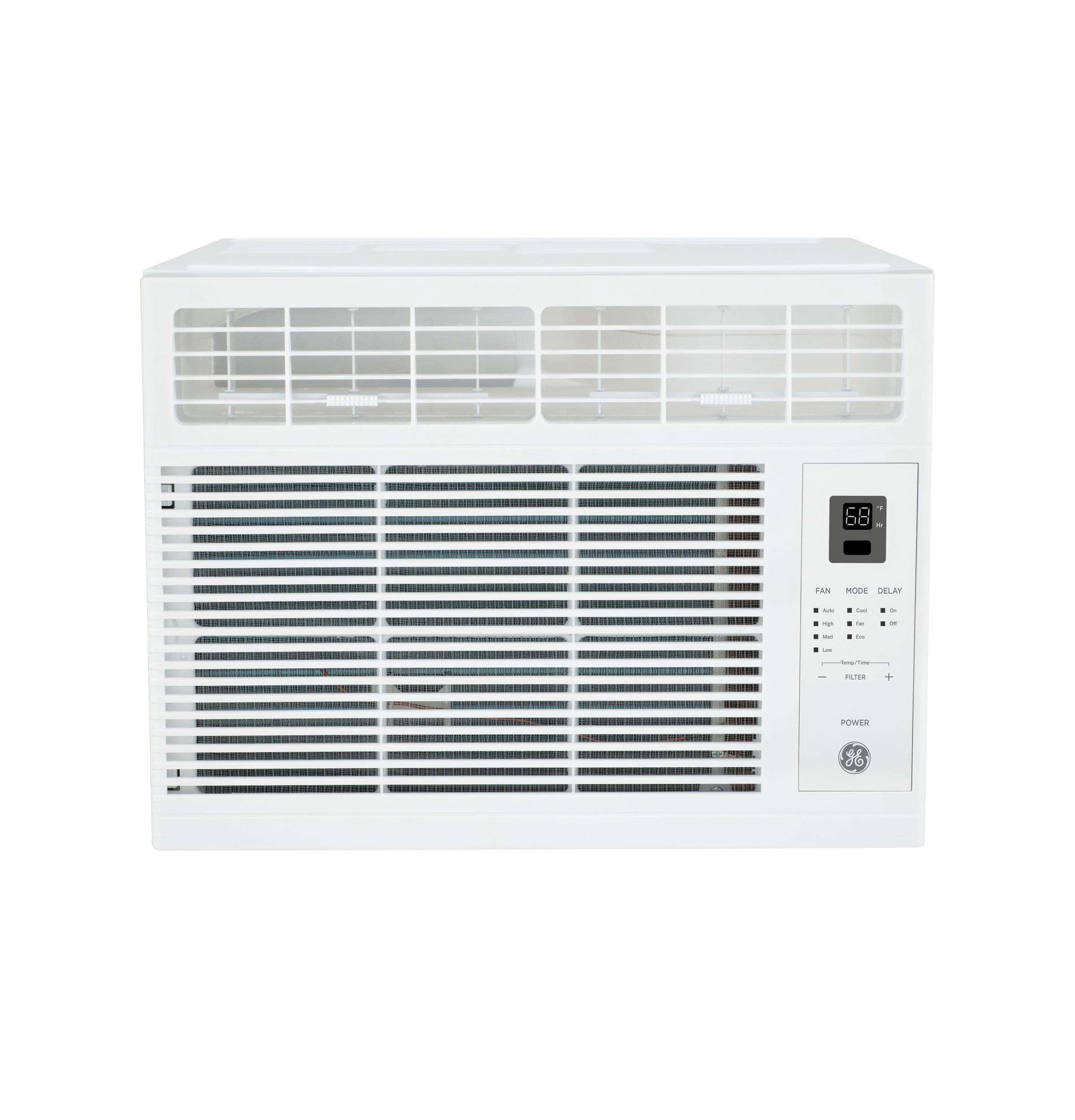 6,000 BTU White Electronic Window Air Conditioner with Remote