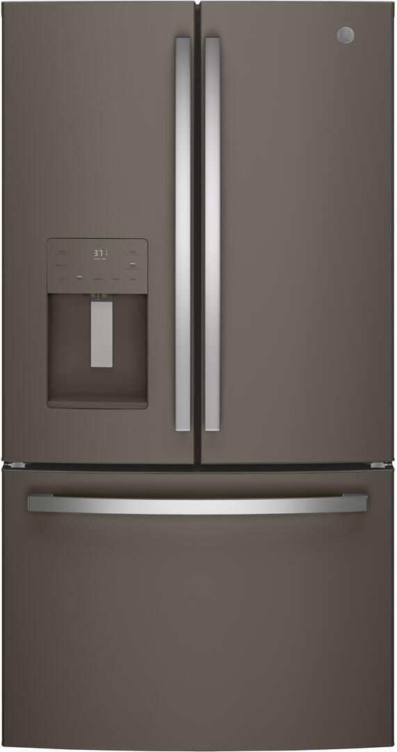GE Appliances 25.5 Cubic Feet Energy Star Smudge-Resistant French Door Refrigerator with Water and Ice Dispenser