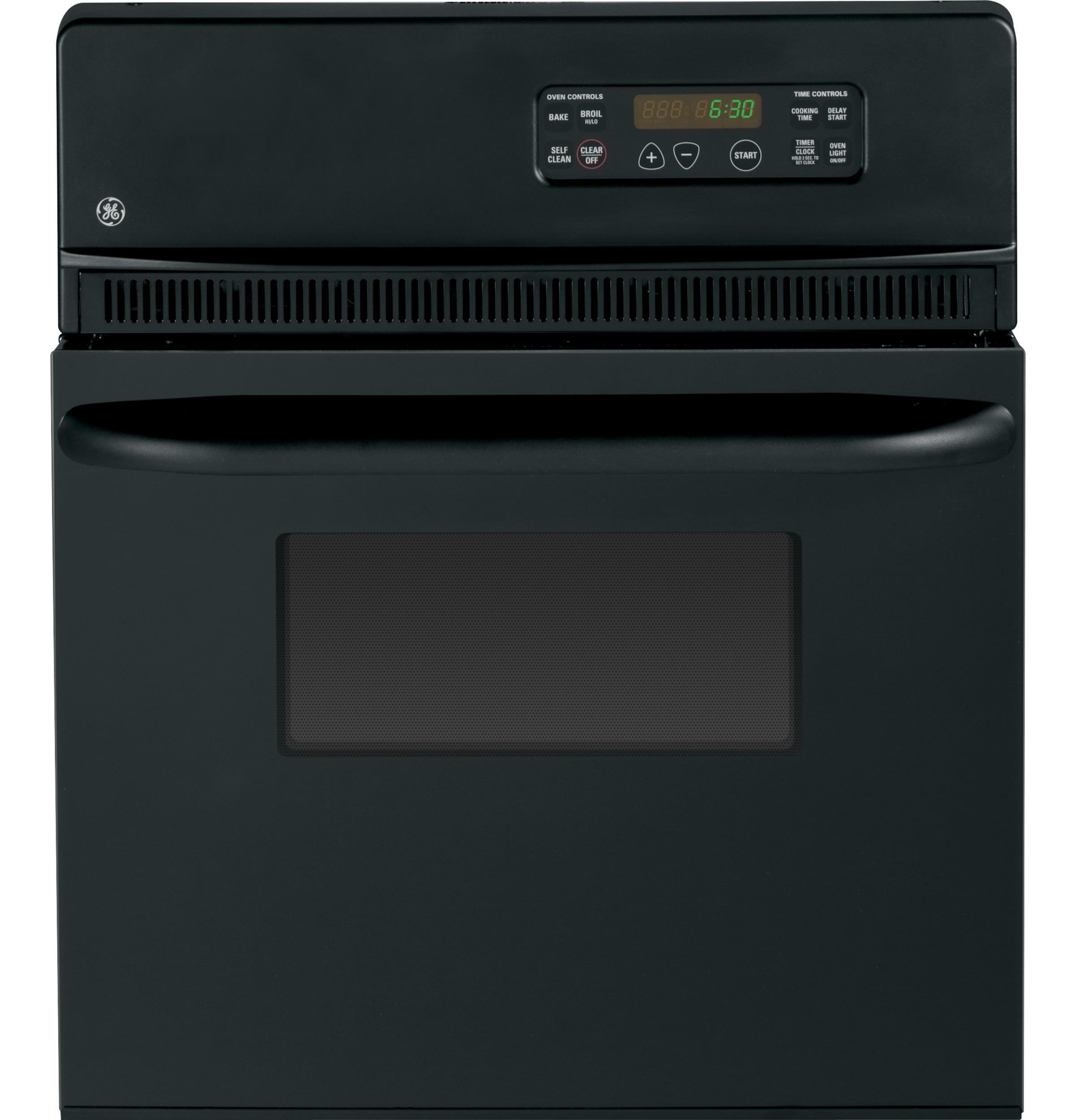 GE Appliances 24" Self Cleaning  Electric Single Wall Oven JRP20BJBB