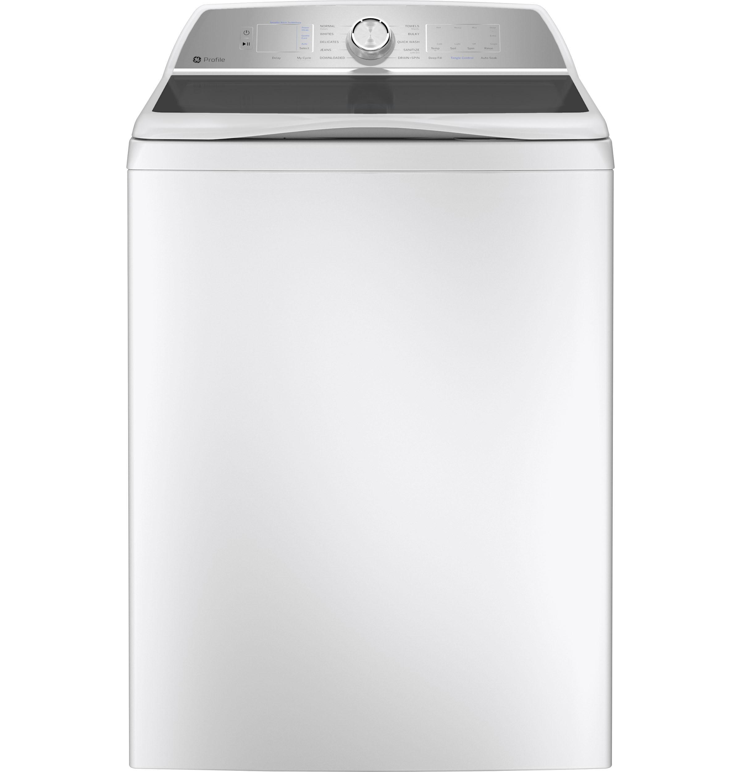 5 Cu. Ft. White Stainless Steel Smart Top Load Washer