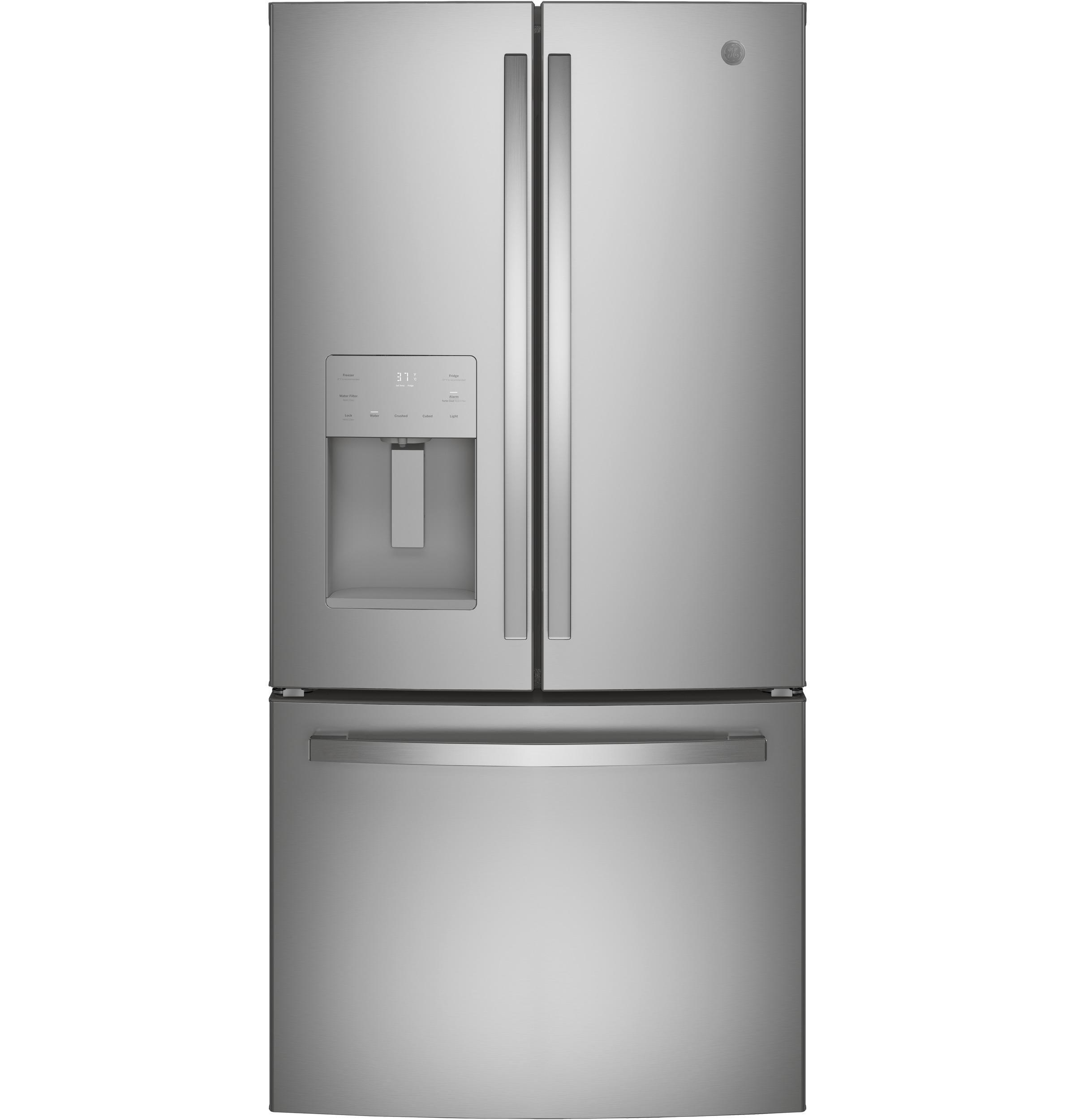 Stainless Steel 33" French Door Refrigerator with Ice Maker