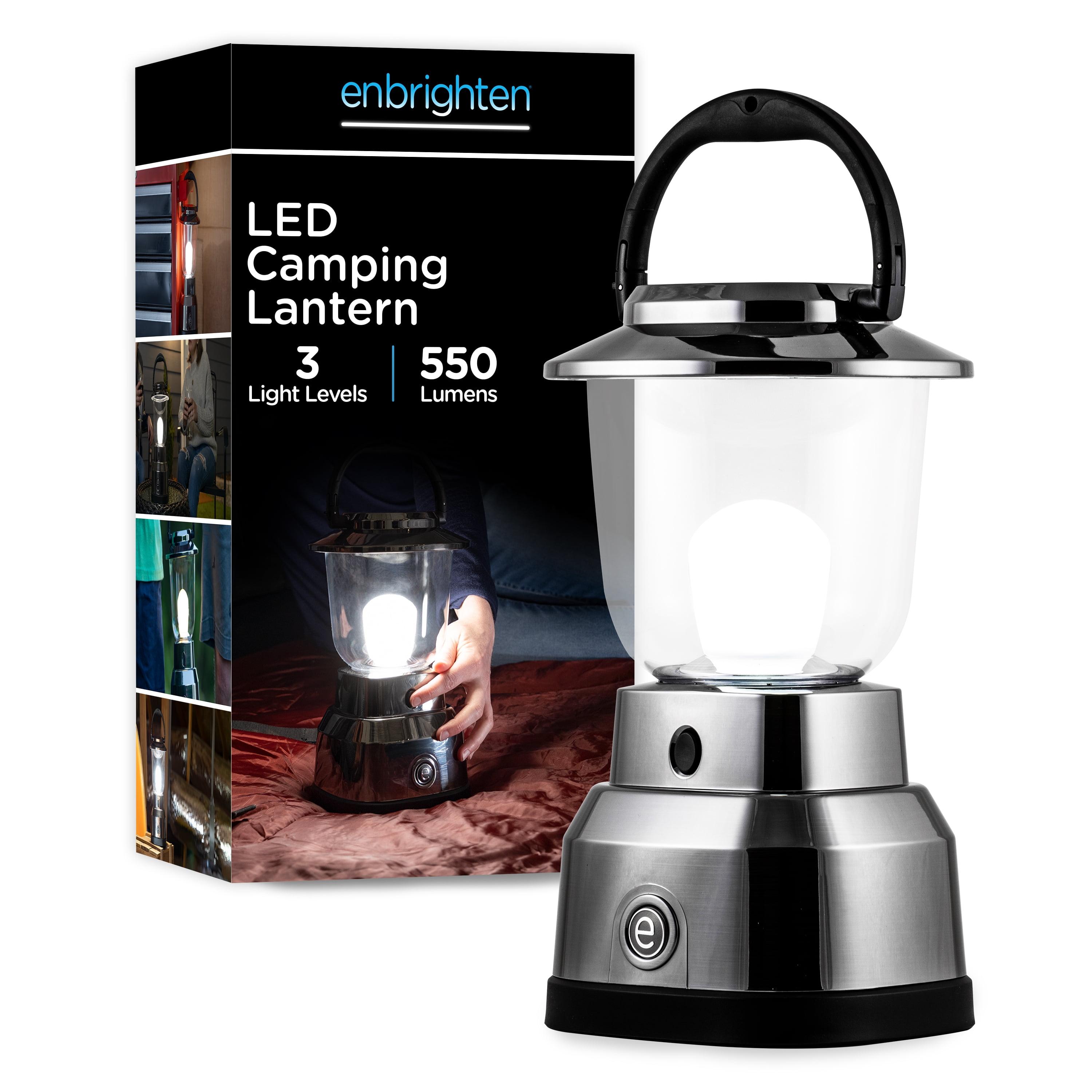 Nickel-Plated Water-Resistant Dimmable LED Lantern