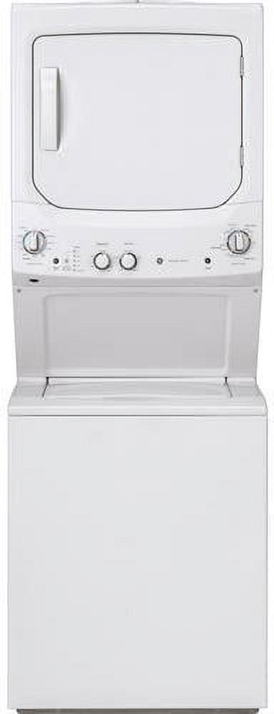 GE Appliances 3.8 cu. ft. Washer and 5.9 cu. ft. Electric Dryer Laundry Center GUD27ESSMWW