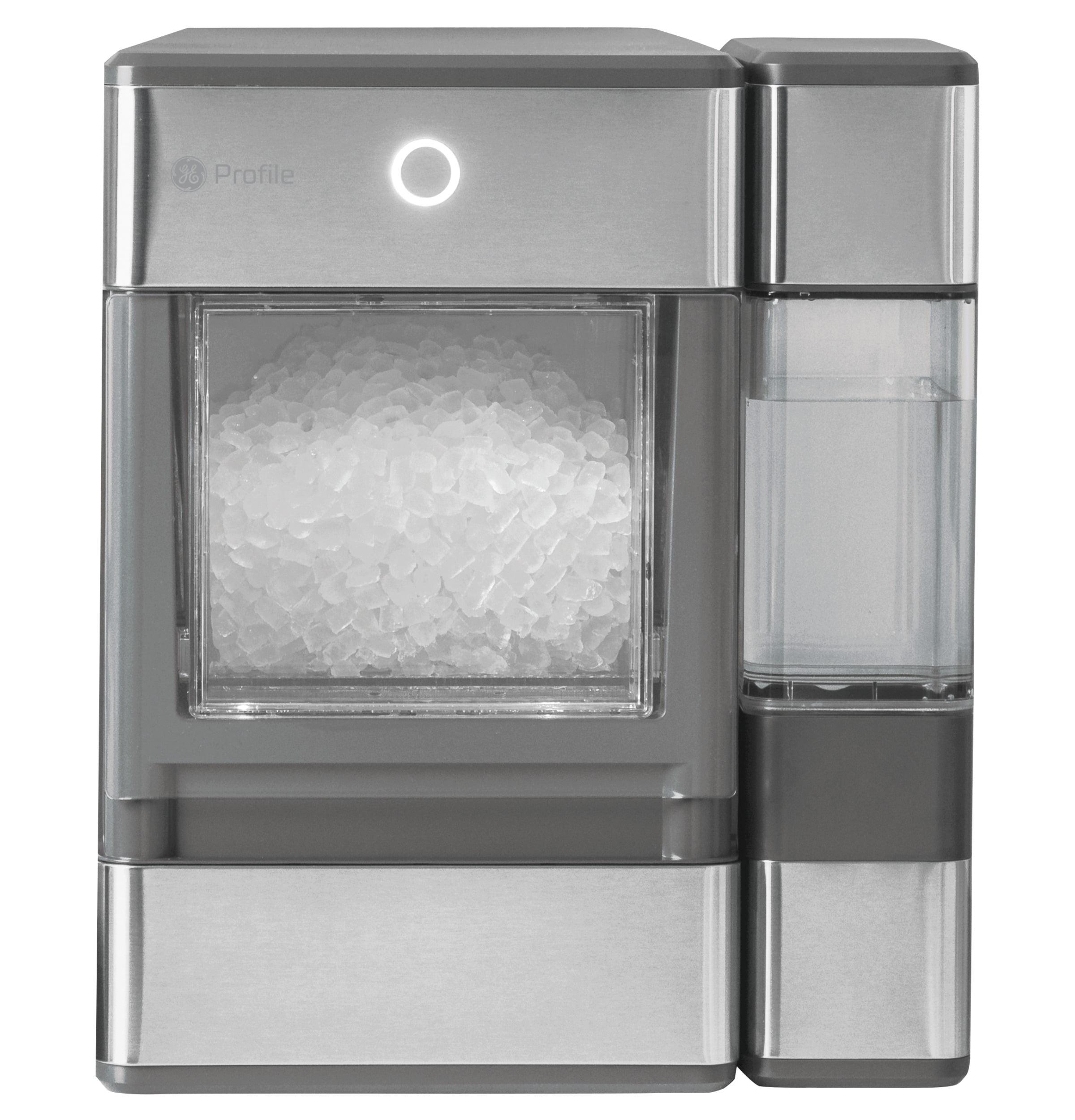 GE Profile™ Opal™ Nugget Ice Maker + Side Tank, Countertop Icemaker, Stainless Steel, 24lbs Daily Ice Production