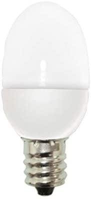 GE C7 LED Light Bulb, Night-Light Plug-In Units, Soft White Finish, 0.5-Watt, Candelabra Base, 2-Pack