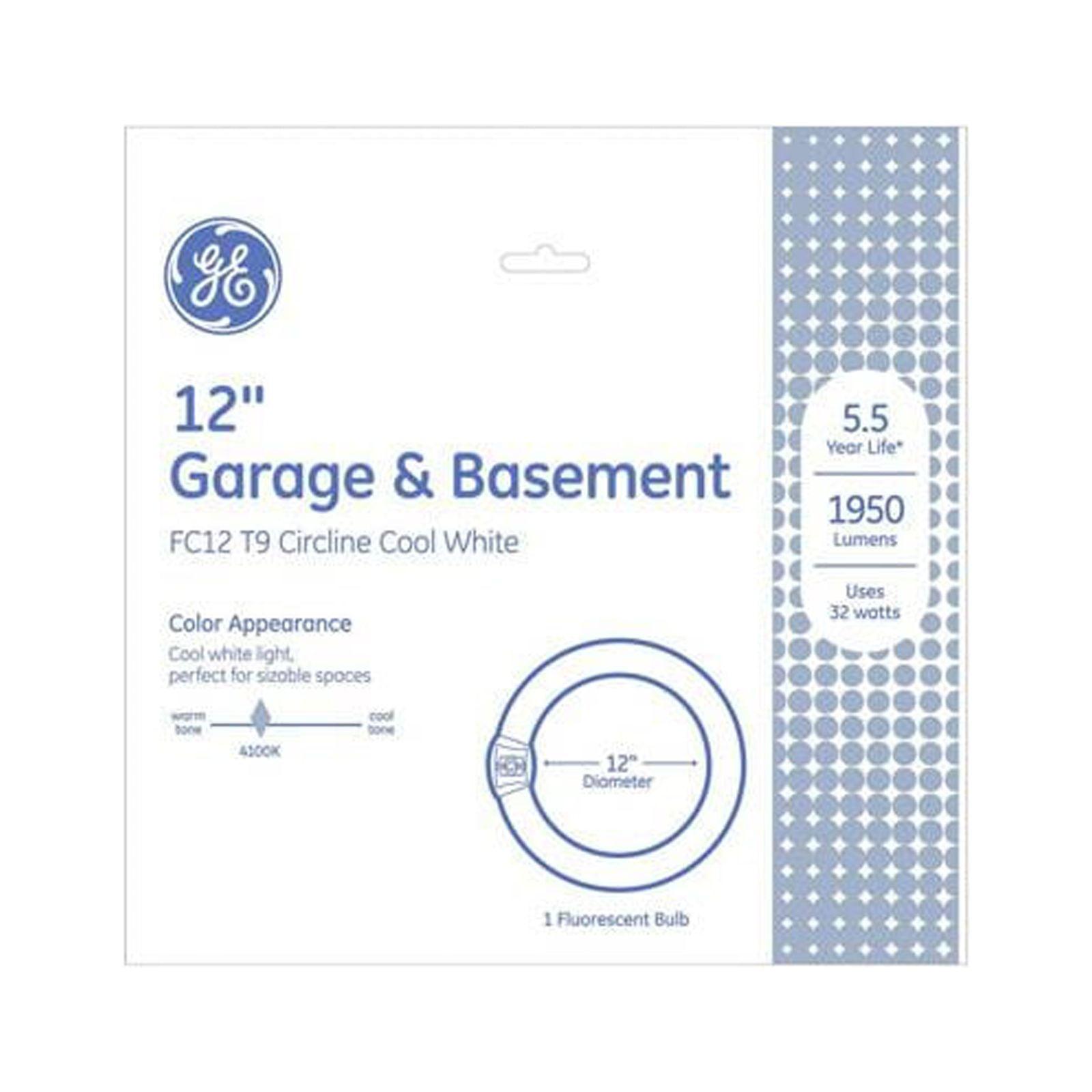 GENERAL ELECTRIC GEL33890 Garage & Basement Circline 32 Watt T9 Circline