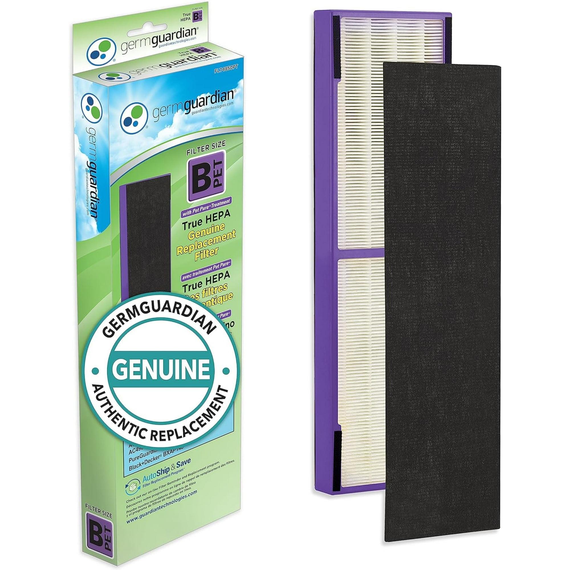 GermGuardian FLT4850PT True HEPA with Pet Pure Treatment GENUINE Replacement Air Control Filter B: Captures Dust, Pollen, Odors