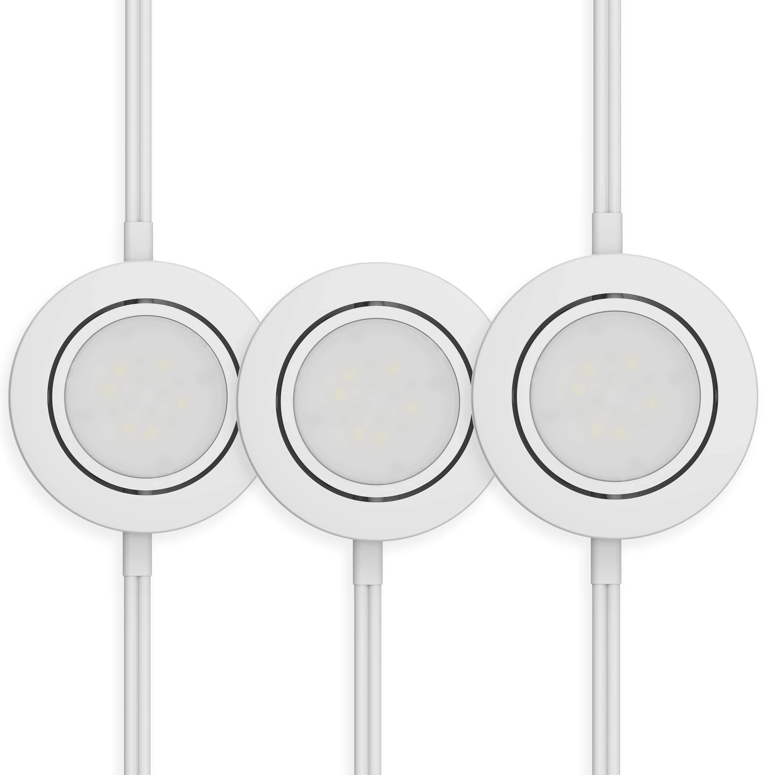 Inlight IN-0107-1 Inlight Swivel LED Puck Light with ETL List，Power Cord Not Included