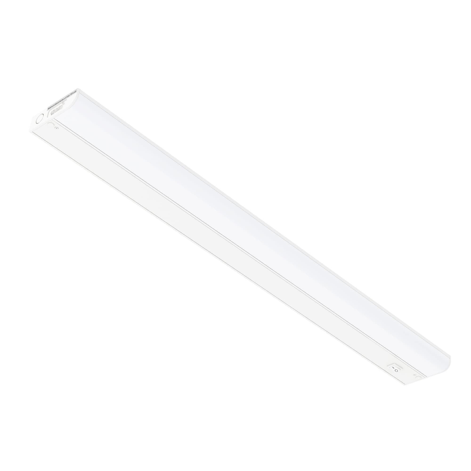 Inlight 3000K Dimmable Under Cabinet LED Lights, selectable 12/18/24/30 inches, Hardwired Only