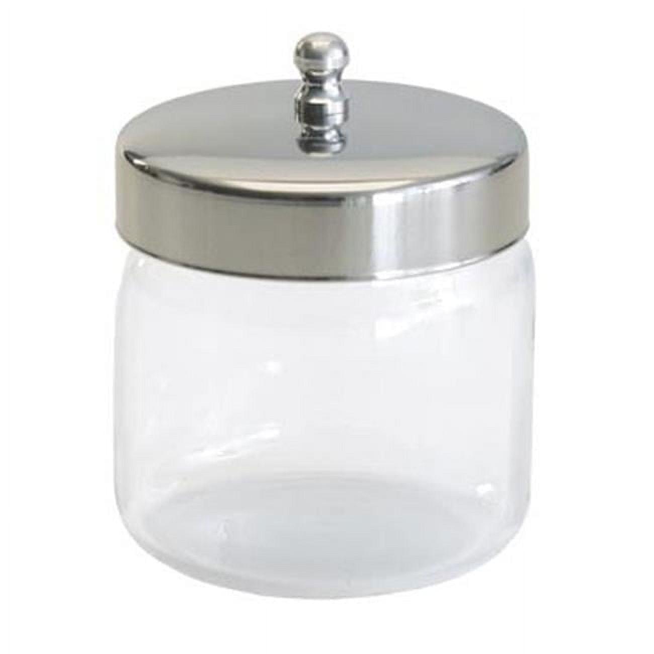 GF Health Products  3 in. Unlabeled Flint Glass Dressing Jar with Cover, 12 per Box