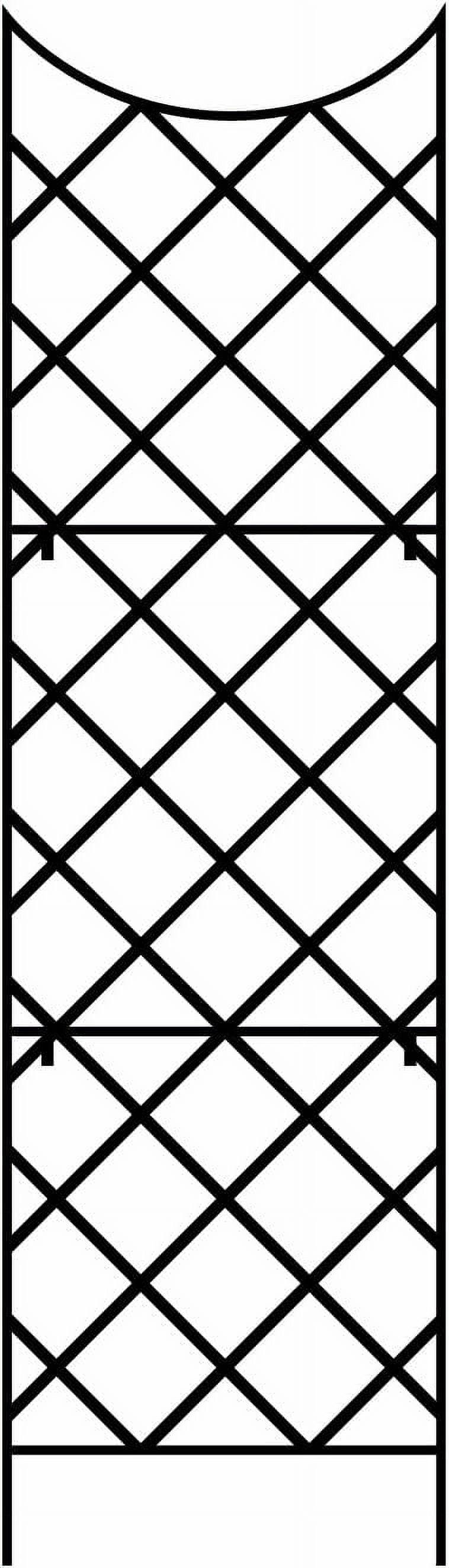 Hokku Designs Giant Trellis, Includes Wall-Mounting Brackets, 108-Inch Height by 30-Inch Width for Rose Clematis Flowers Vine