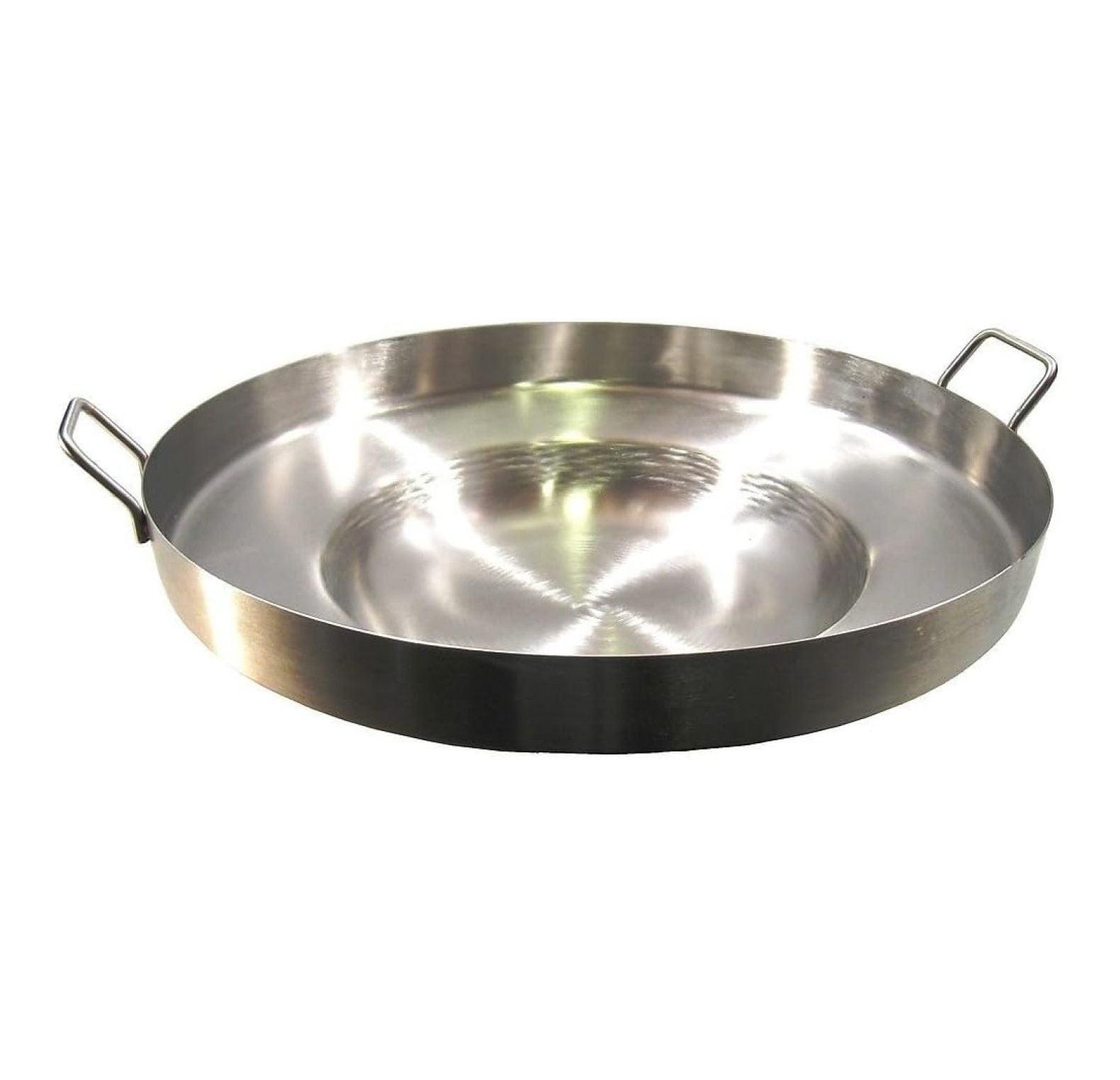 Comal Stainless Steel 22" Acero Inoxidable Concave Outdoors Stir Fry Heavy Duty Comal Para Freir