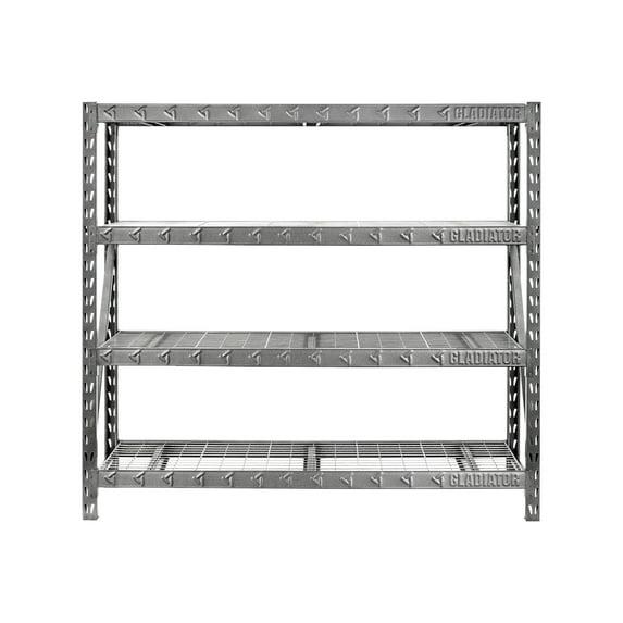 Gladiator® 77" Wide Heavy Duty Rack With Four 24" Deep Shelves & Reviews | Wayfair