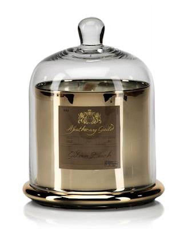 Golden Beach Scented Glass Jar Candle with Bell Cloche