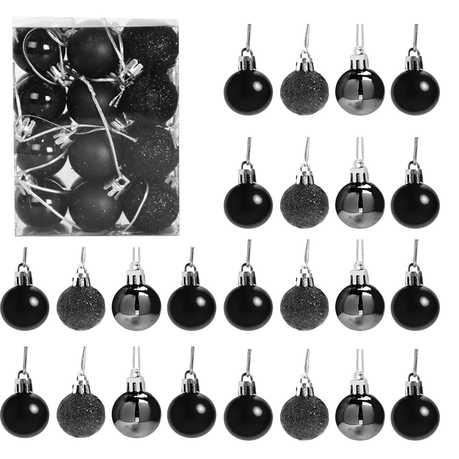 Zadanr Hangs 24Pcs Christmas Balls Ornaments Party Xmas Tree Decorations Hanging Ornament