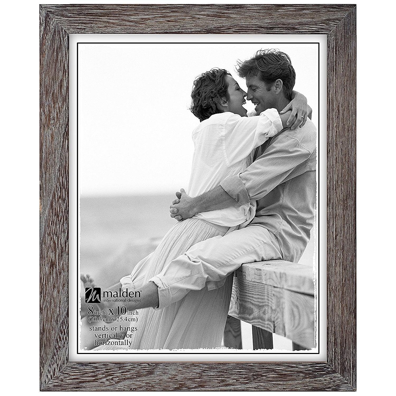 Malden 8x10 Linear Gray Ridge Frame