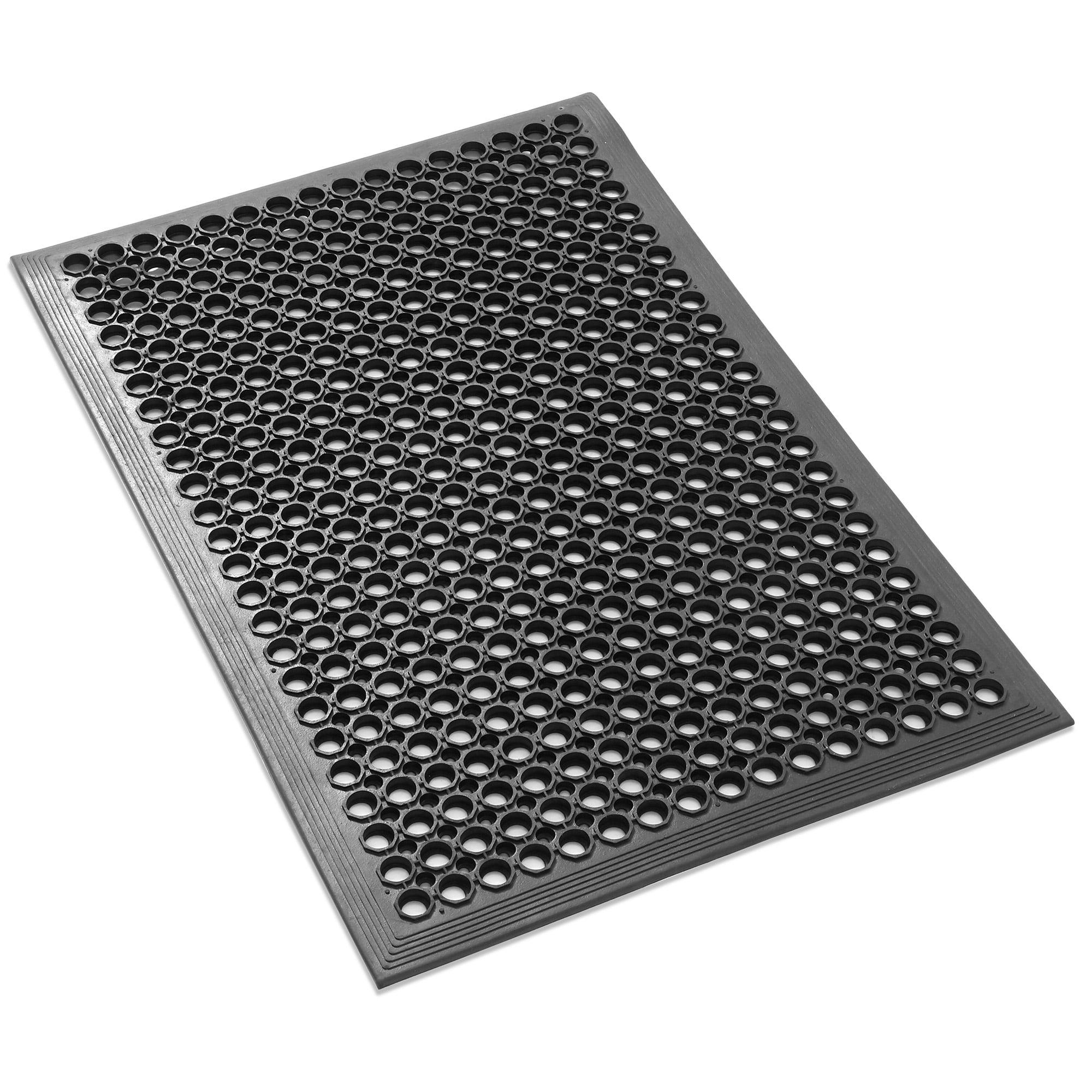 GRIDMANN Anti-Fatigue Restaurant Floor Mat, Non-Slip Rubber Drainage Mat