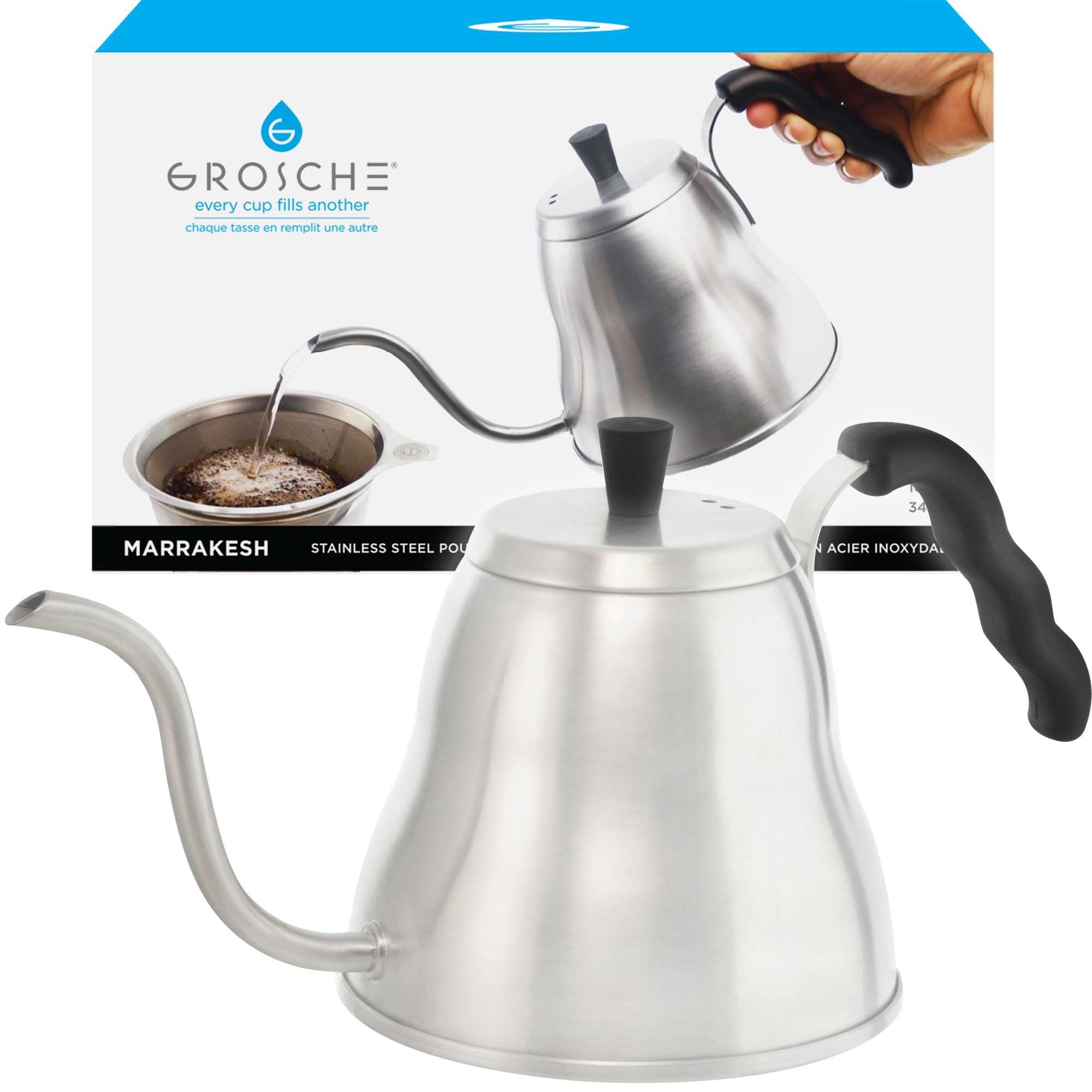 Grosche Grosche Marrakesh 1L Stainless Steel Gooseneck Kettle