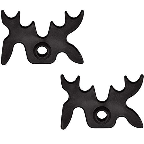 GSE Plastic Slip-On Billiard Cue Bridge Head – Moosehead Design, Universal Fit, Pool Billiard Accessories (2-Pack)