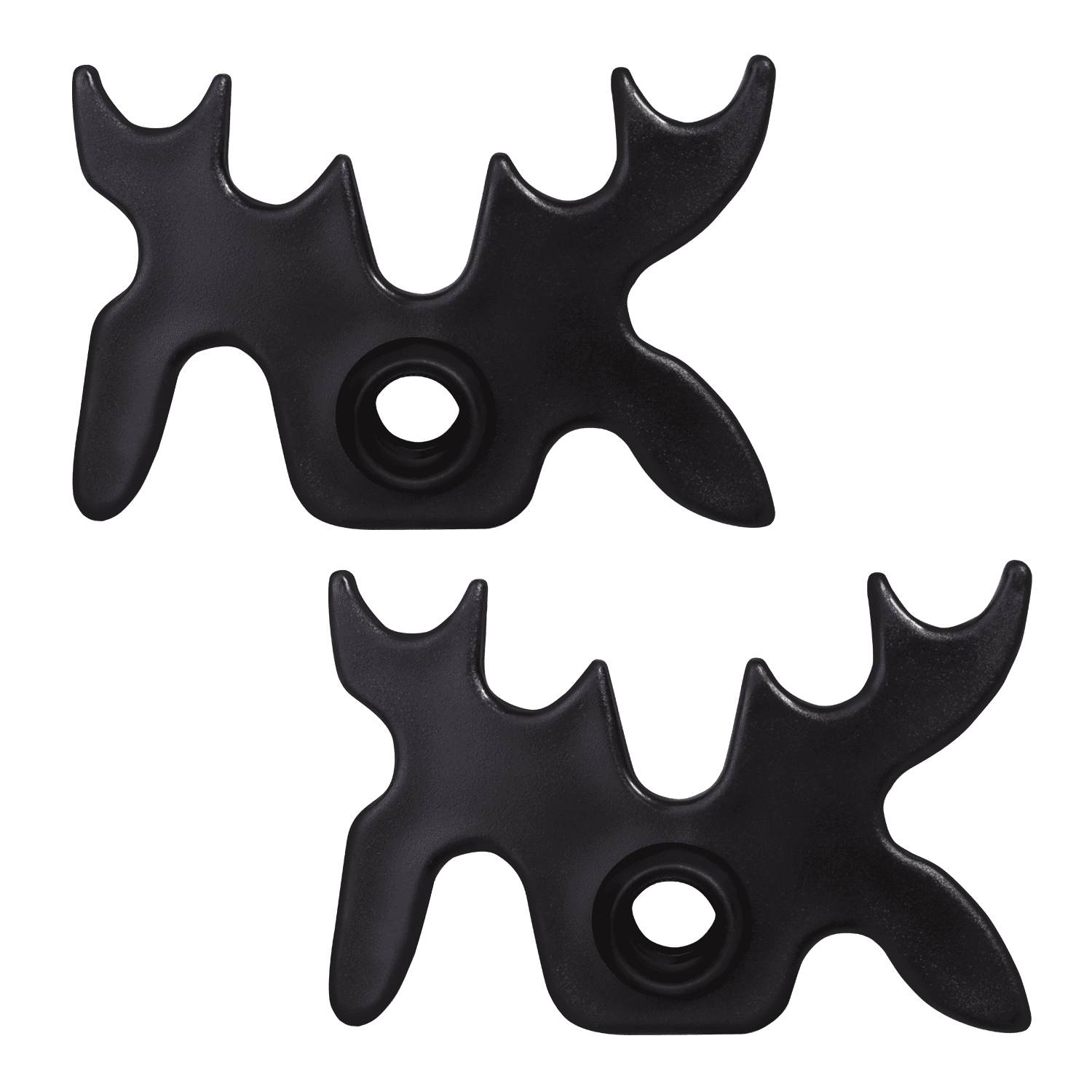 GSE Plastic Slip-On Billiard Cue Bridge Head – Moosehead Design, Universal Fit, Pool Billiard Accessories (2-Pack)