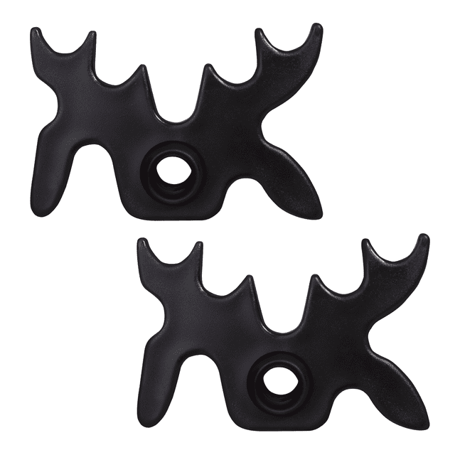 GSE Plastic Slip-On Billiard Cue Bridge Head – Moosehead Design, Universal Fit, Pool Billiard Accessories (2-Pack)