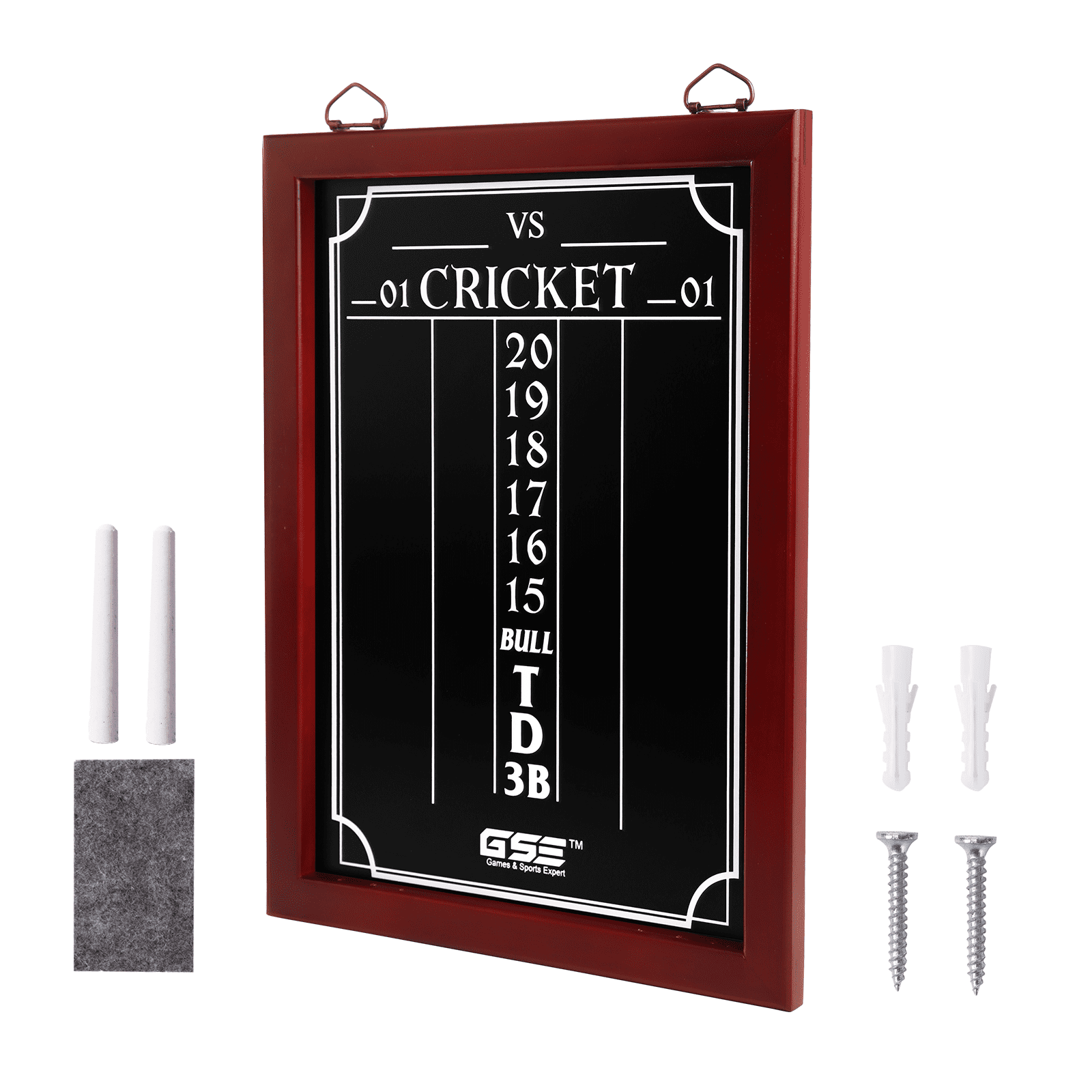 GSE Large Chalk Dart Scoreboard with Chalks
