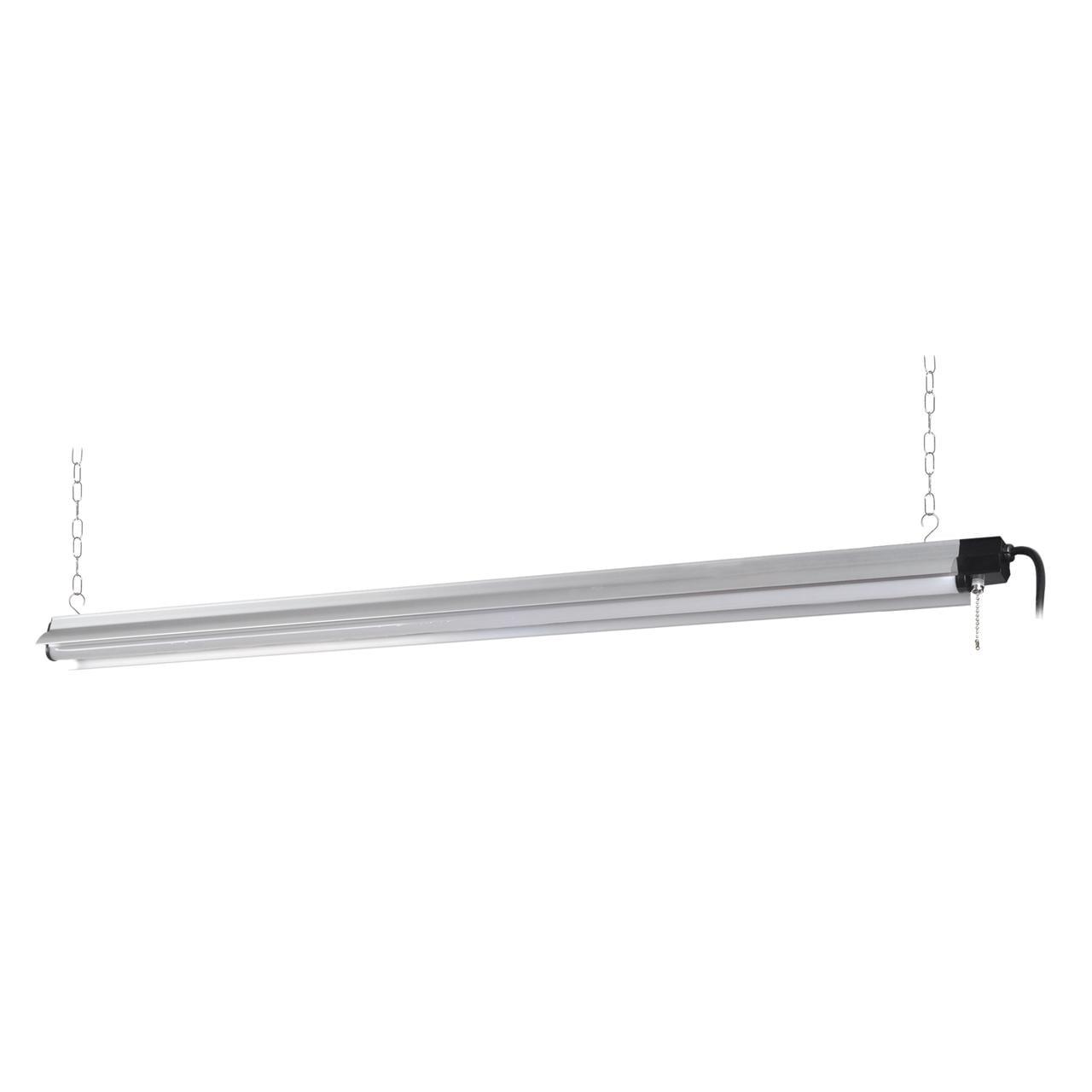 GT-Lite LED Shop Light, 4ft, 55W, 5000 Lumens, 5000K Daylight, Linkable, Pull Chain, for Garage, Basement, Workshop