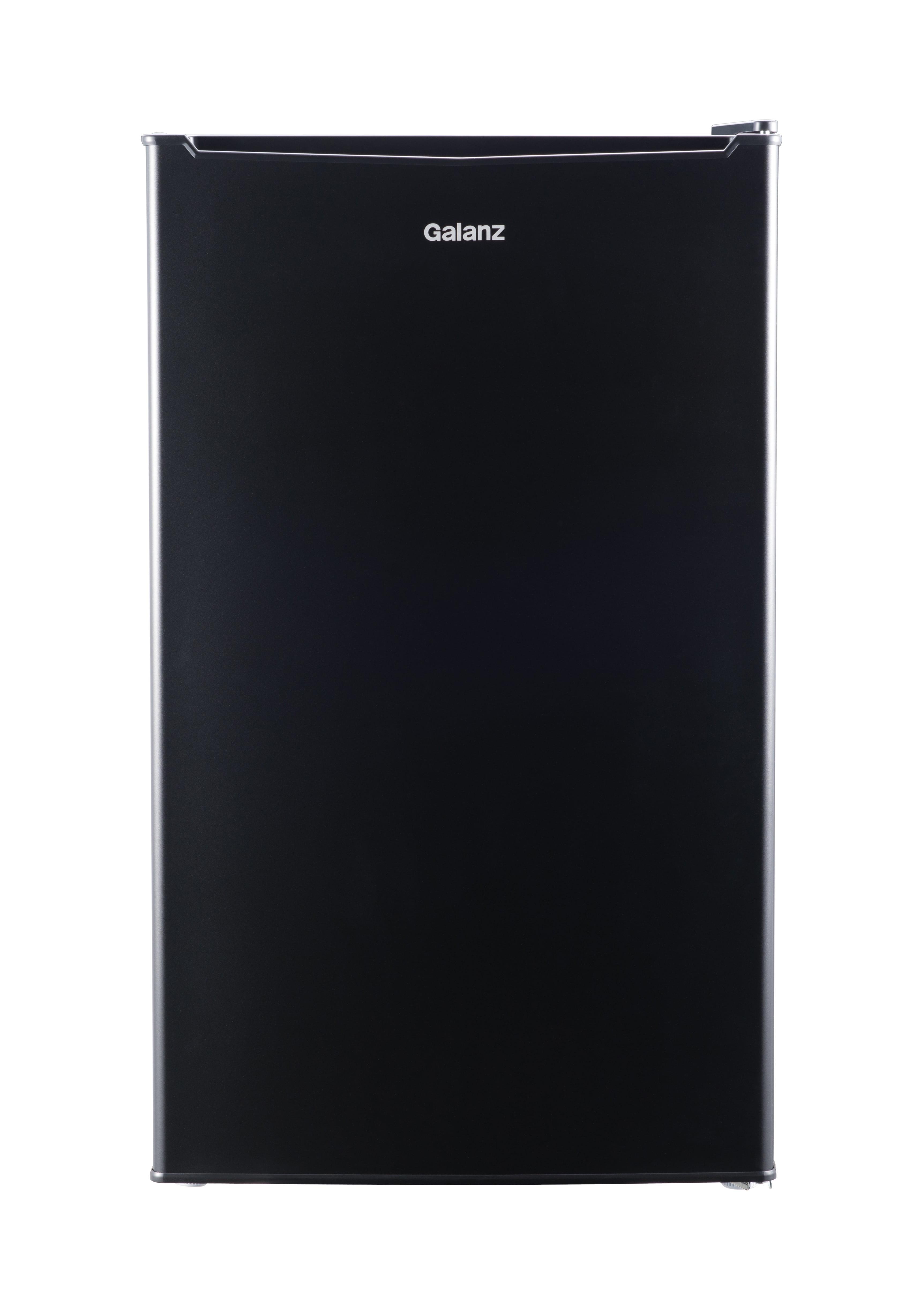 Galanz 3.3 Cu ft One Door Mini Fridge, Black Estar, New