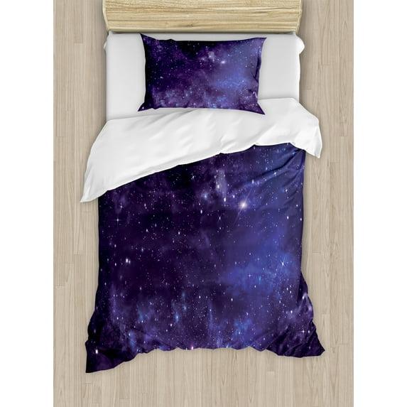 Ambesonne Galaxy Modern & Contemporary Duvet Cover Set
