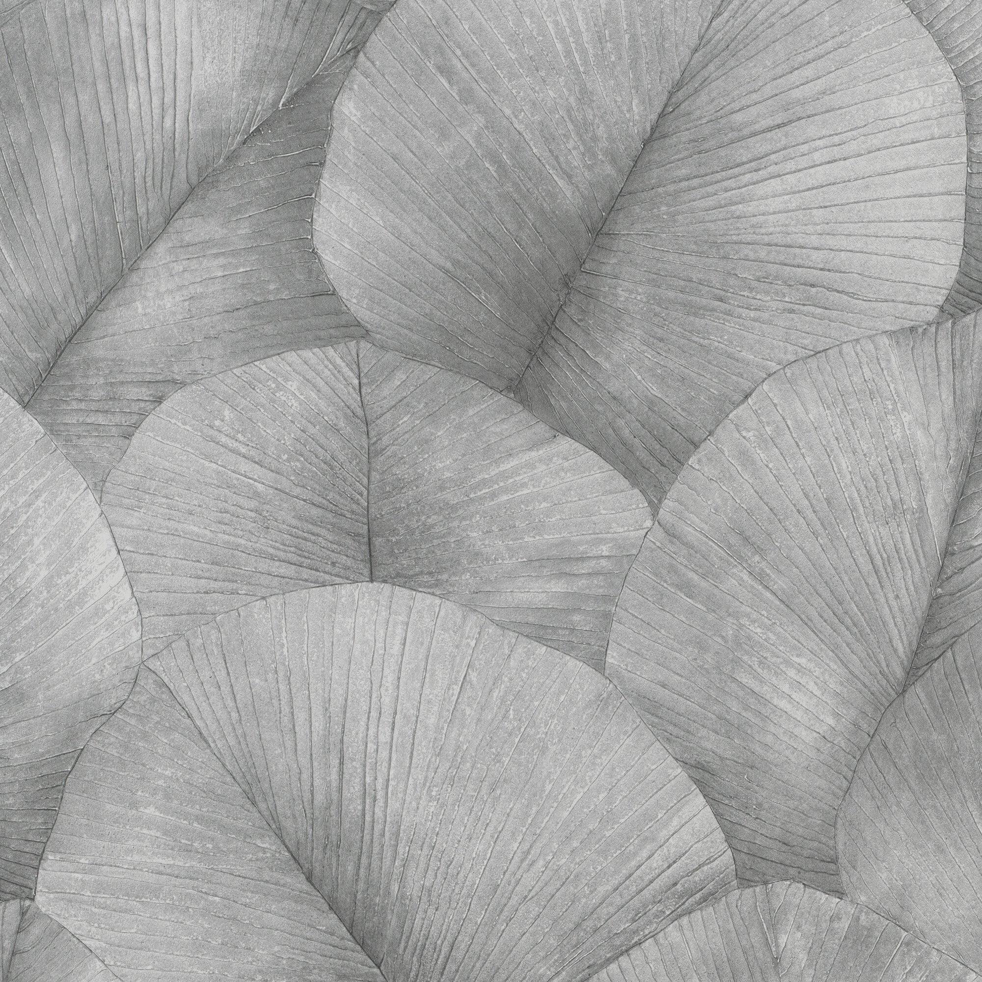 Kumano 3D Embossed Palm Leaf Wallpaper Roll